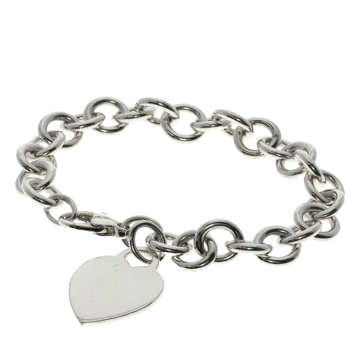 TIFFANY&Co. Return to TIFFANY & Co. Heart tag Bracelet Silver Ladies [Used]