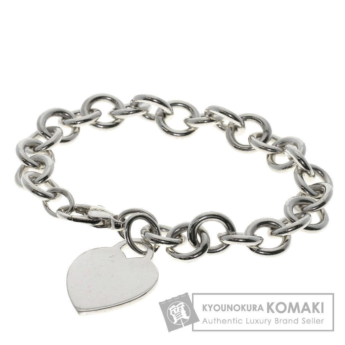 TIFFANY&Co. Return to TIFFANY & Co. Heart tag Bracelet Silver Ladies [Used]