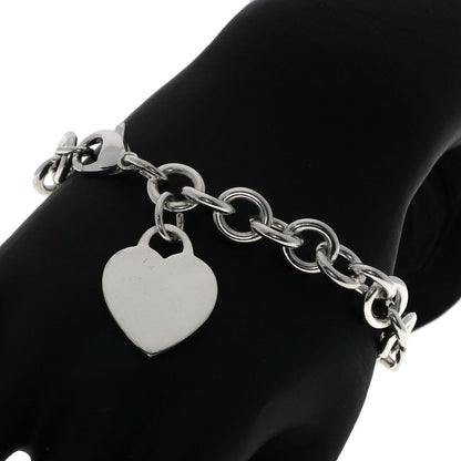 TIFFANY&Co. Return to TIFFANY & Co. Heart tag Bracelet Silver Ladies [Used]