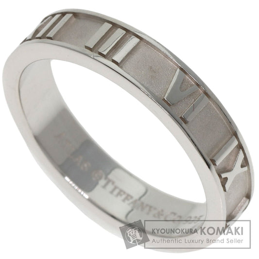 TIFFANY&Co. Atlas Narrow Ring Silver Ladies [Used]