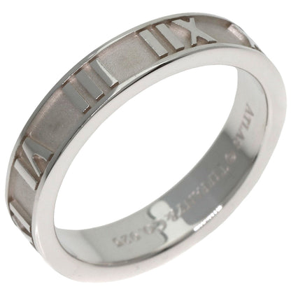 TIFFANY&Co. Atlas Narrow Ring Silver Ladies [Used]