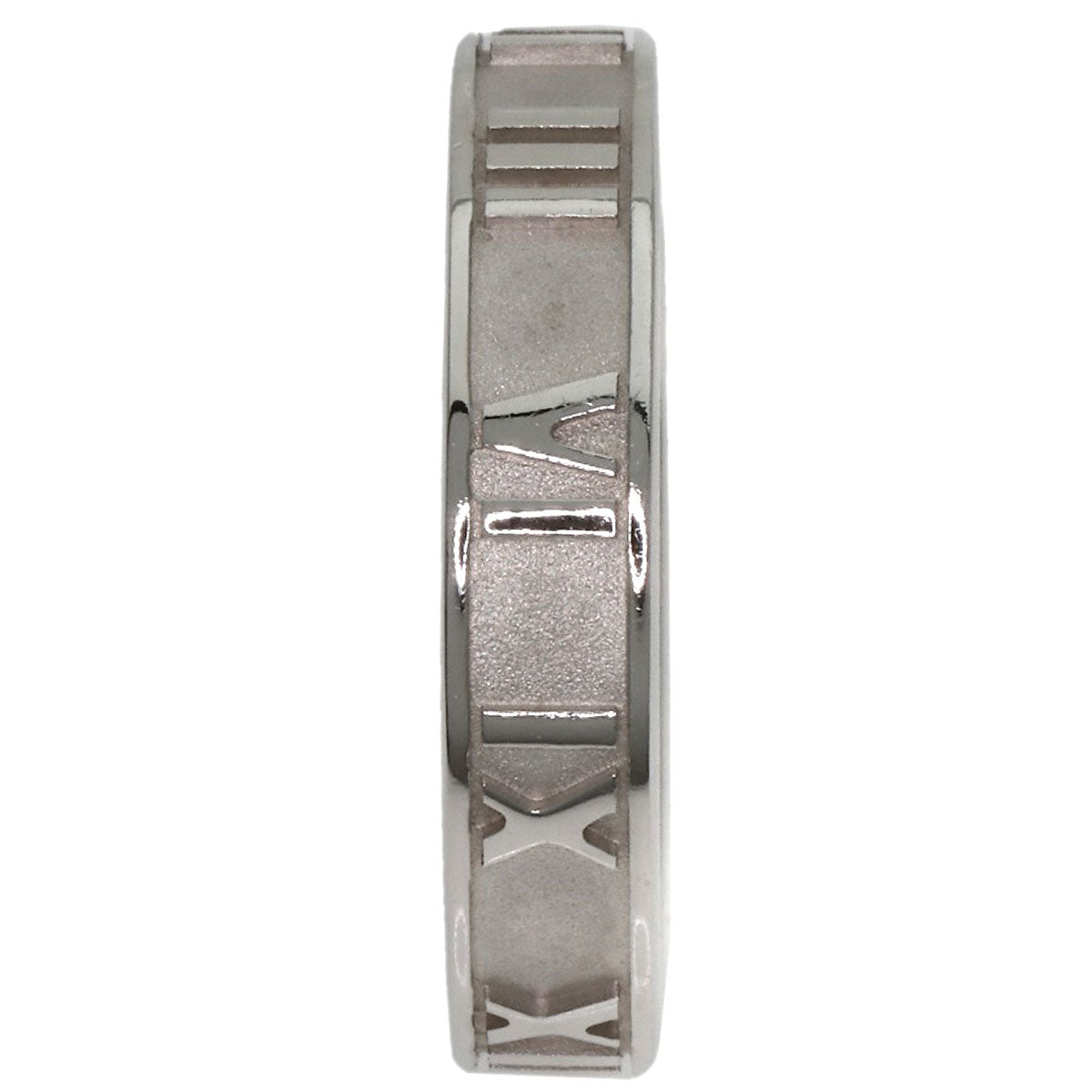 TIFFANY&Co. Atlas Narrow Ring Silver Ladies [Used]