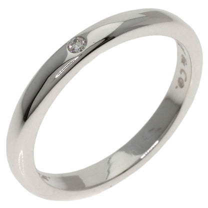 TIFFANY&Co. Stacking band 1P Diamond Ring Silver Ladies [Used]