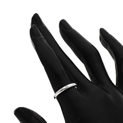 TIFFANY&Co. Stacking band 1P Diamond Ring Silver Ladies [Used]