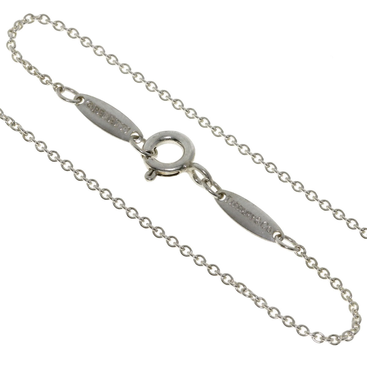 TIFFANY&Co. By The Yard Pink Sapphire Necklace Silver Ladies [Used]