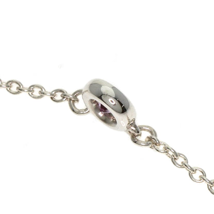 TIFFANY&Co. By The Yard Pink Sapphire Necklace Silver Ladies [Used]