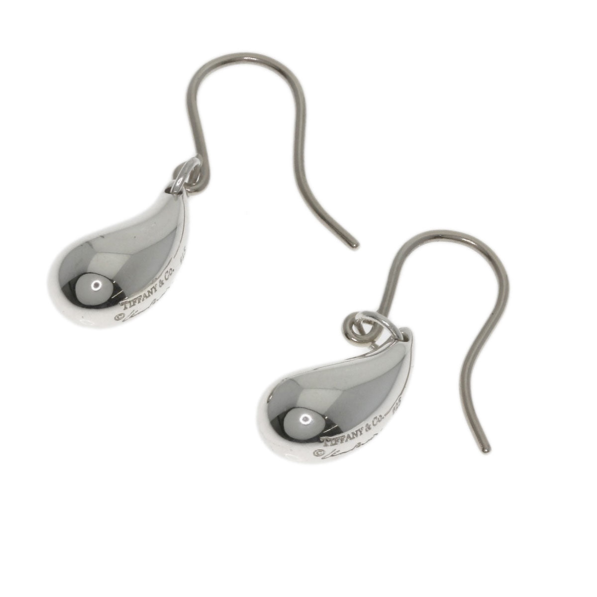 TIFFANY&Co. teardrop earring Silver Ladies [Used]