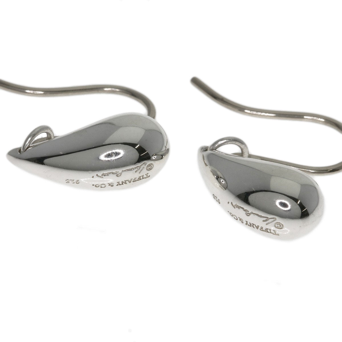 TIFFANY&Co. teardrop earring Silver Ladies [Used]