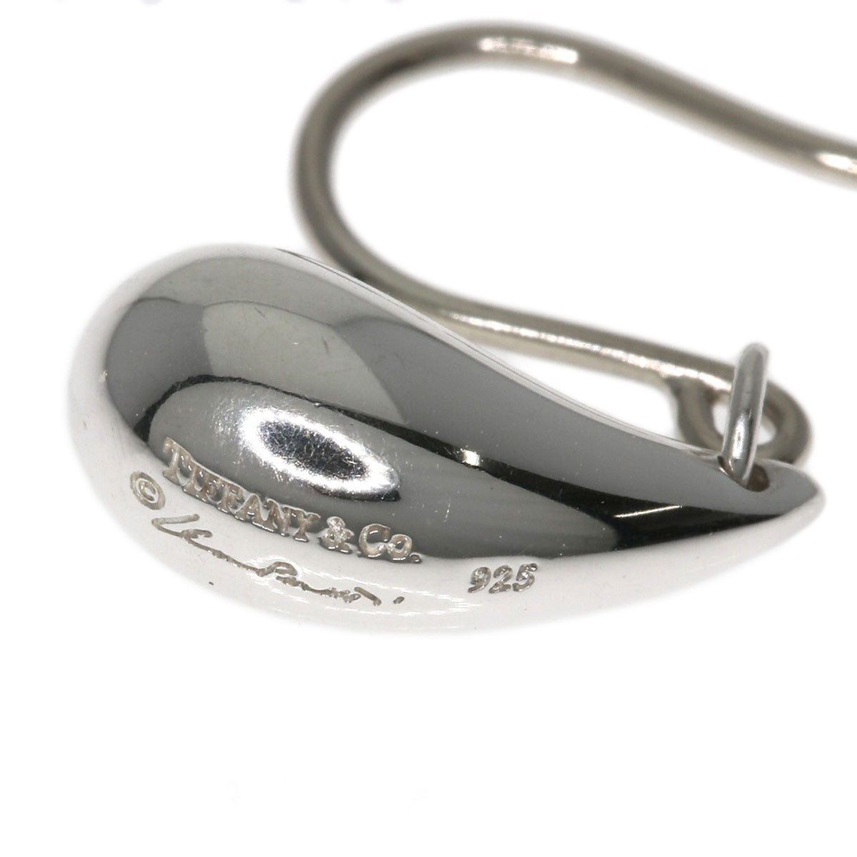 TIFFANY&Co. teardrop earring Silver Ladies [Used]