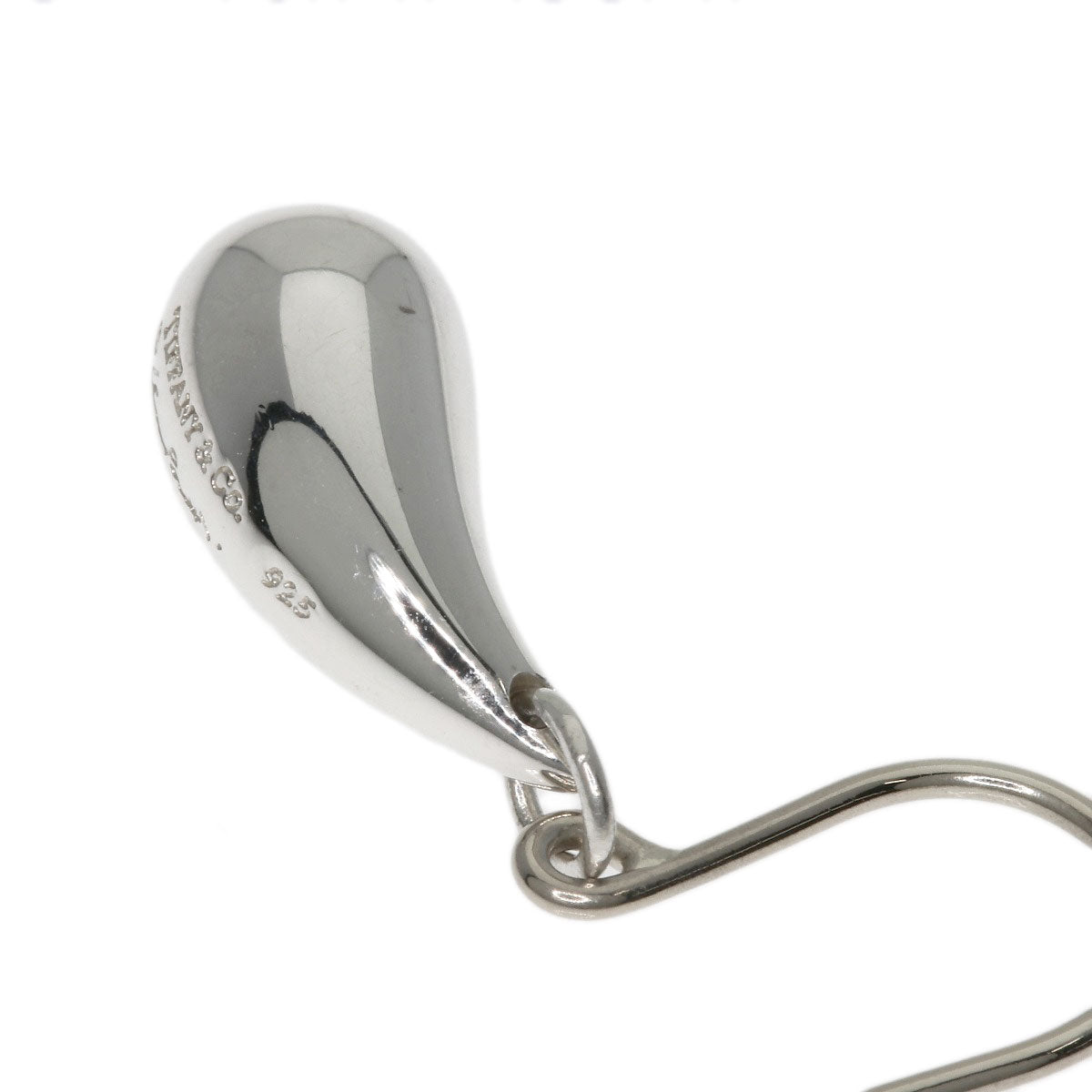 TIFFANY&Co. teardrop earring Silver Ladies [Used]