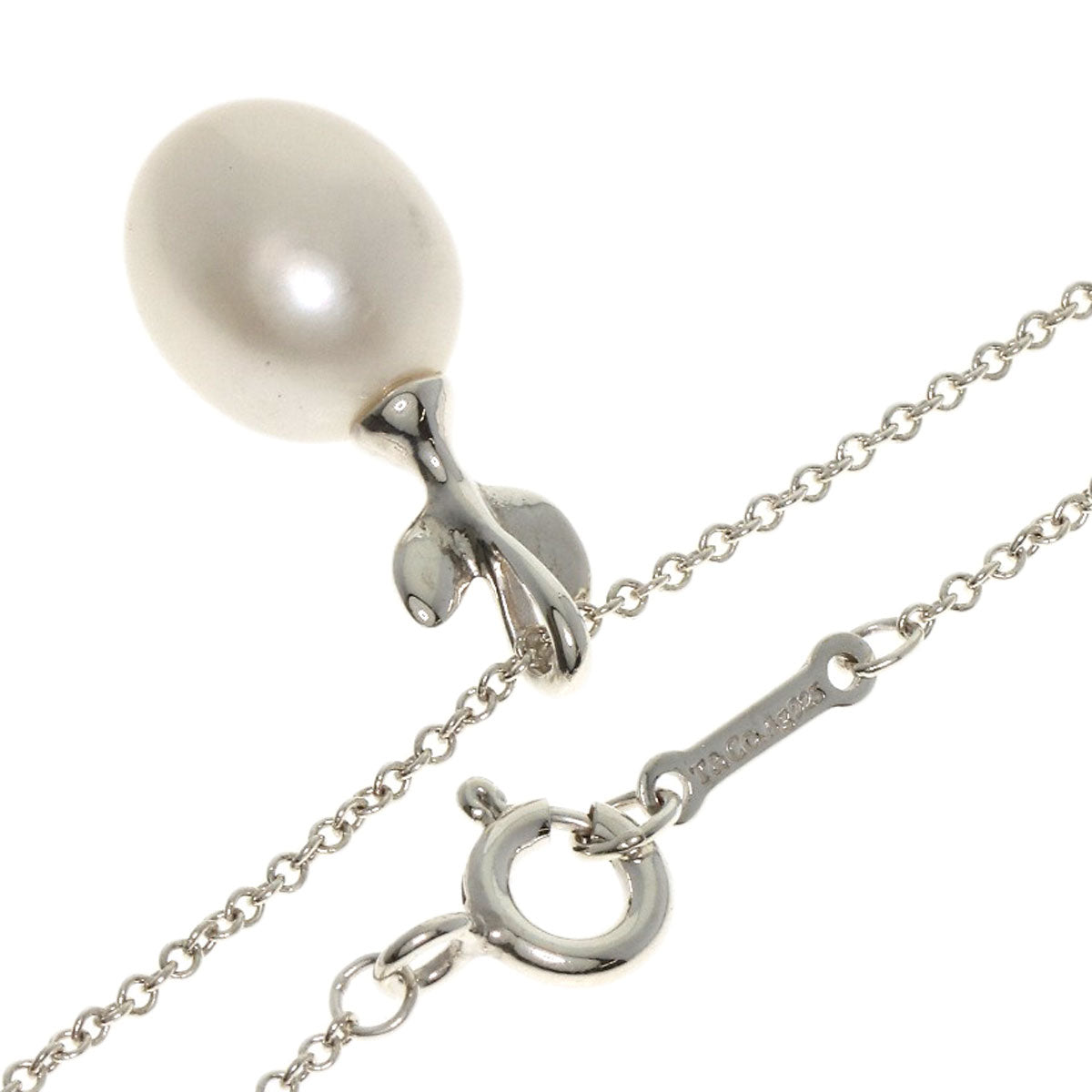 TIFFANY&Co. Fresh water pearl Pearl Necklace Silver Ladies [Used]