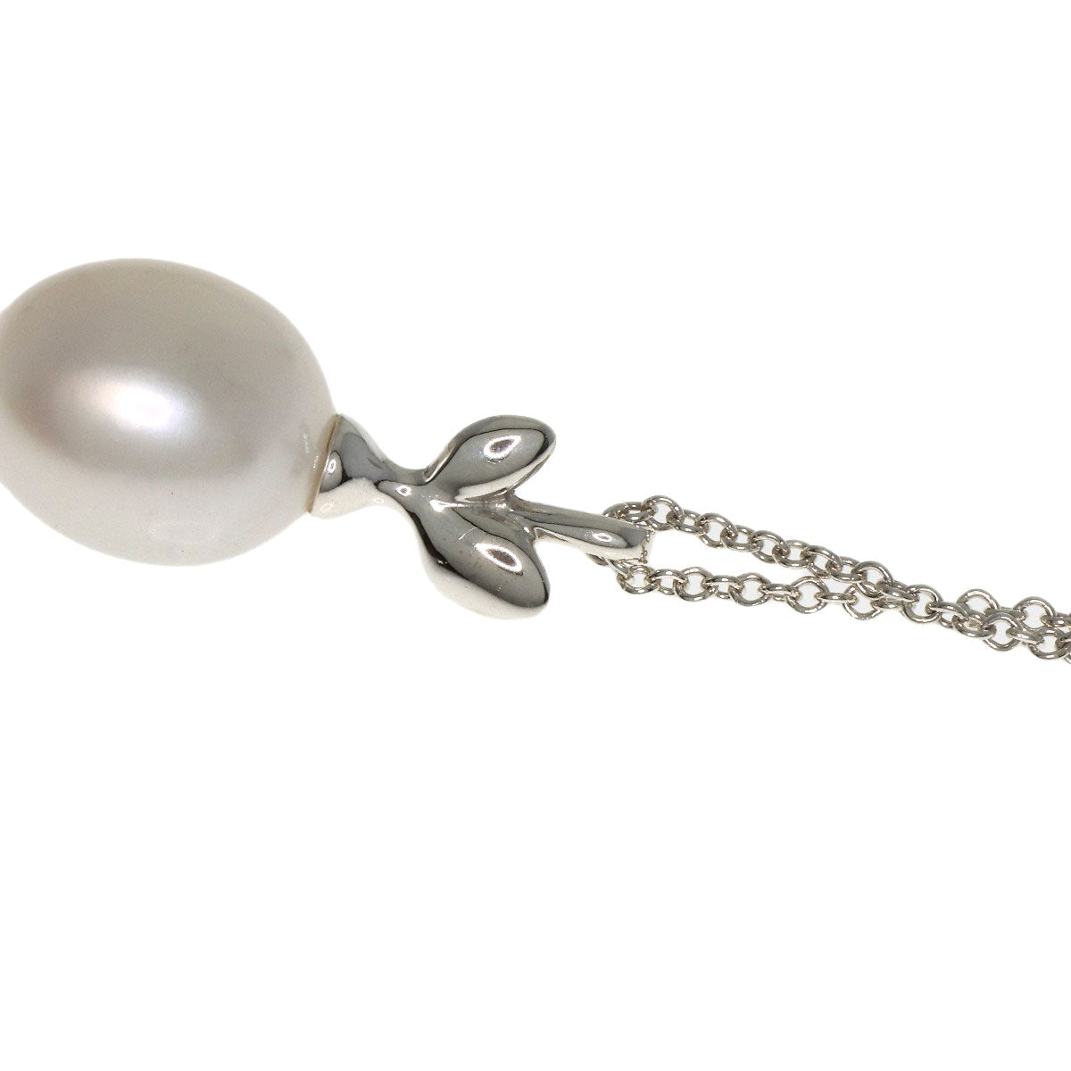 TIFFANY&Co. Fresh water pearl Pearl Necklace Silver Ladies [Used]