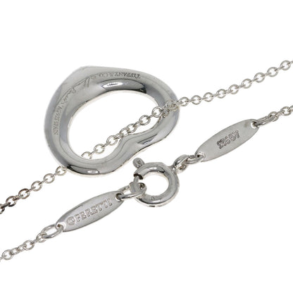 TIFFANY&Co. Open heart Necklace Silver Ladies [Used]