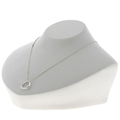 TIFFANY&Co. Open heart Necklace Silver Ladies [Used]
