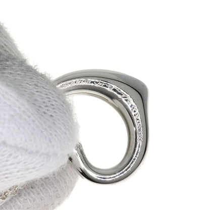 TIFFANY&Co. Open heart Necklace Silver Ladies [Used]