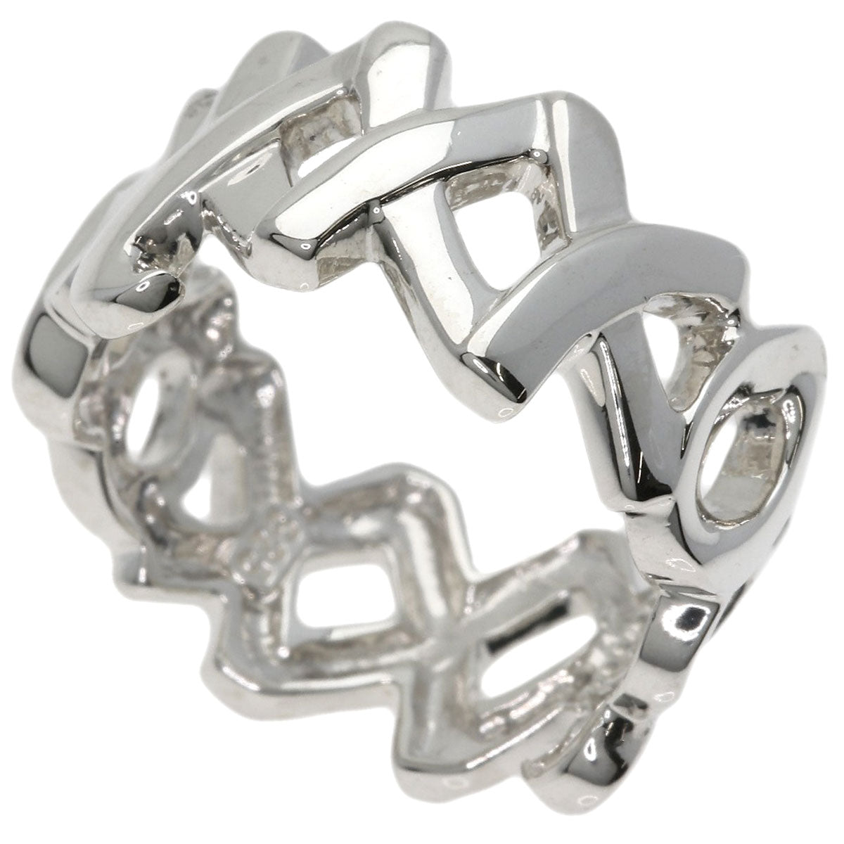 TIFFANY&Co. Love & Kiss Ring Silver Ladies [Used]