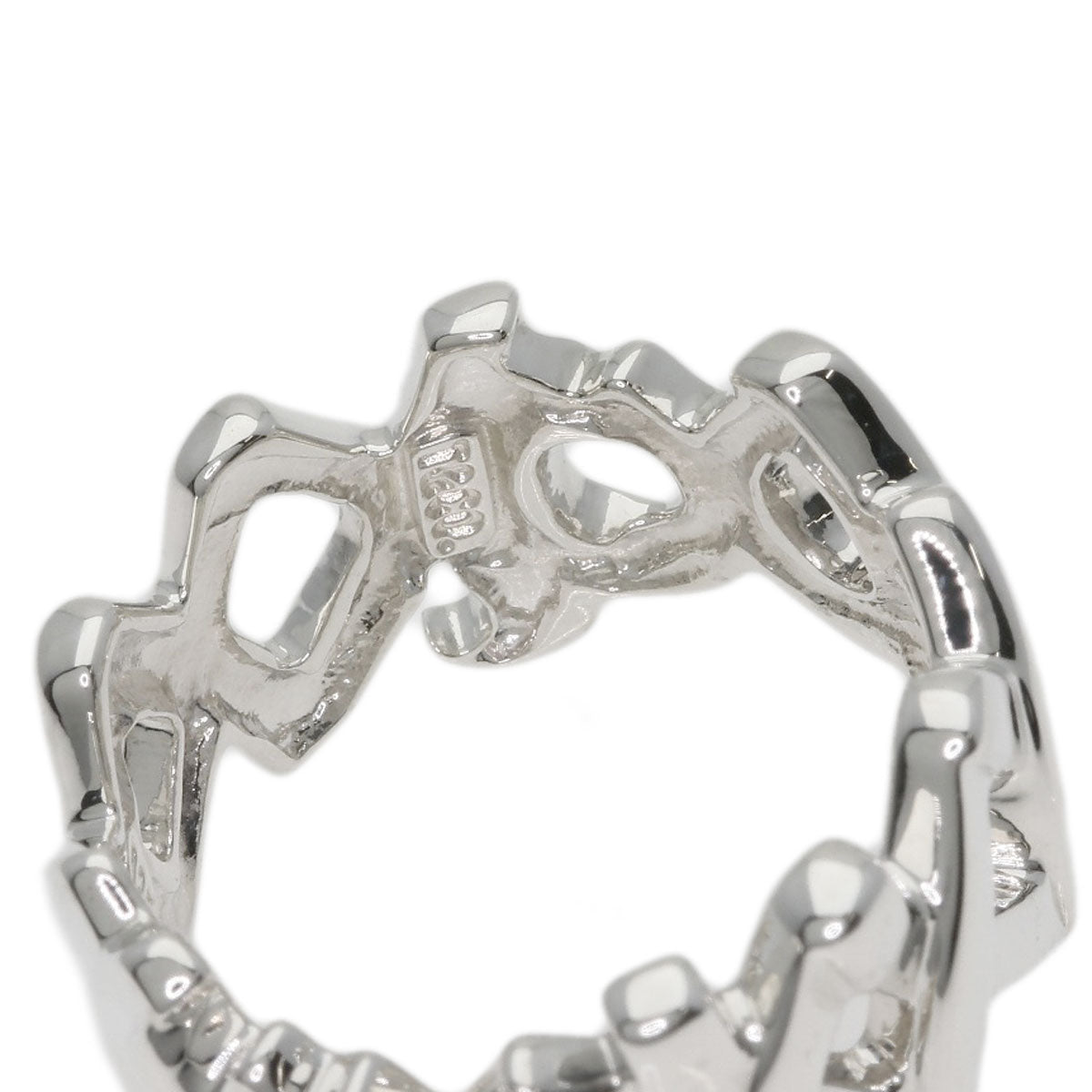 TIFFANY&Co. Love & Kiss Ring Silver Ladies [Used]