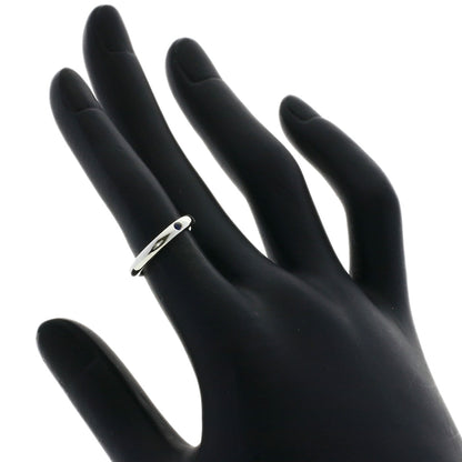 TIFFANY&Co. Stacking Band Sapphire Ring Silver Ladies [Used]