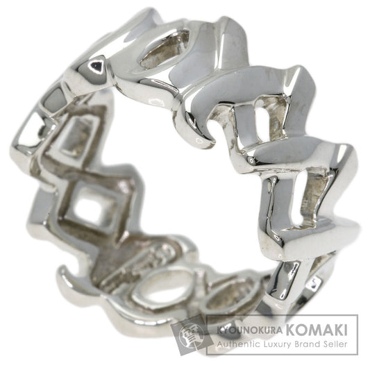 TIFFANY&Co. Love & Kiss Ring Silver Ladies [Used]