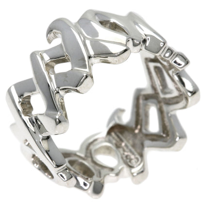 TIFFANY&Co. Love & Kiss Ring Silver Ladies [Used]