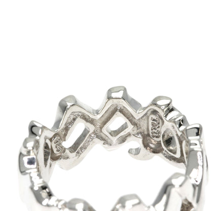 TIFFANY&Co. Love & Kiss Ring Silver Ladies [Used]