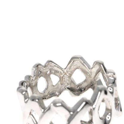 TIFFANY&Co. Love & Kiss Paloma Picasso Ring Silver Ladies [Used]