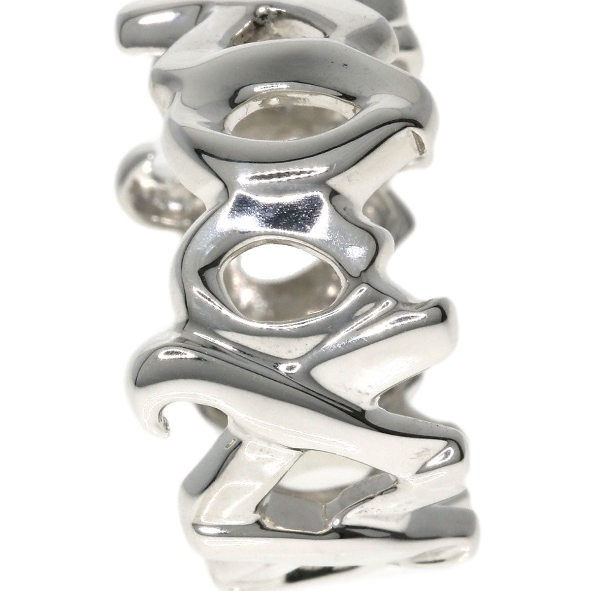 TIFFANY&Co. Love & Kiss Paloma Picasso Ring Silver Ladies [Used]