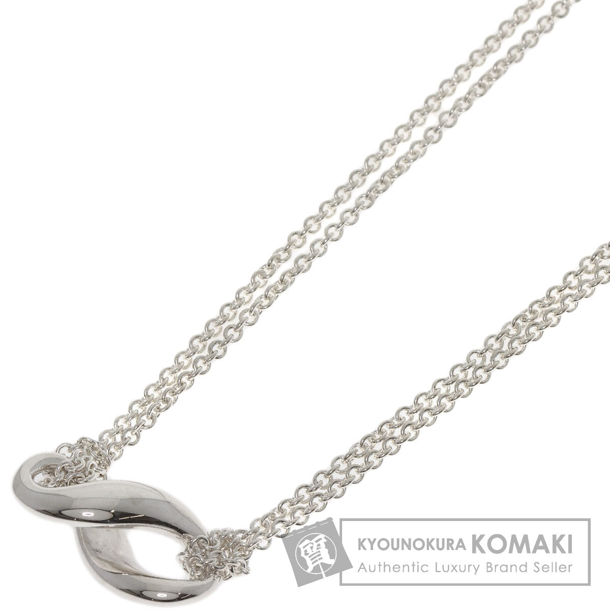 TIFFANY&Co. Figure Eight Necklace Silver Ladies [Used]