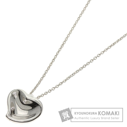 TIFFANY&Co. Full heart Necklace Silver Ladies [Used]
