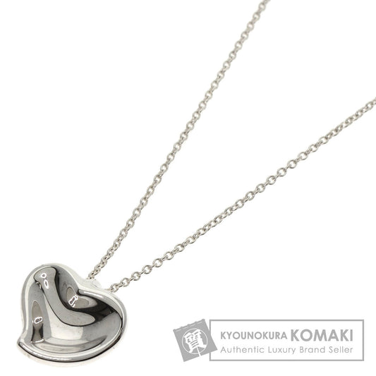 TIFFANY&Co. Full heart Necklace Silver Ladies [Used]