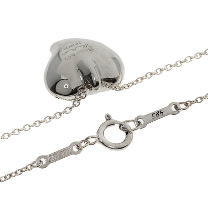 TIFFANY&Co. Full heart Necklace Silver Ladies [Used]