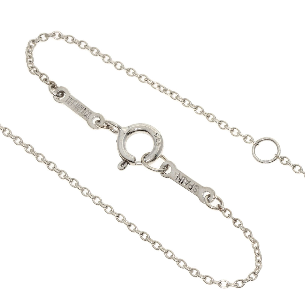 TIFFANY&Co. Full heart Necklace Silver Ladies [Used]