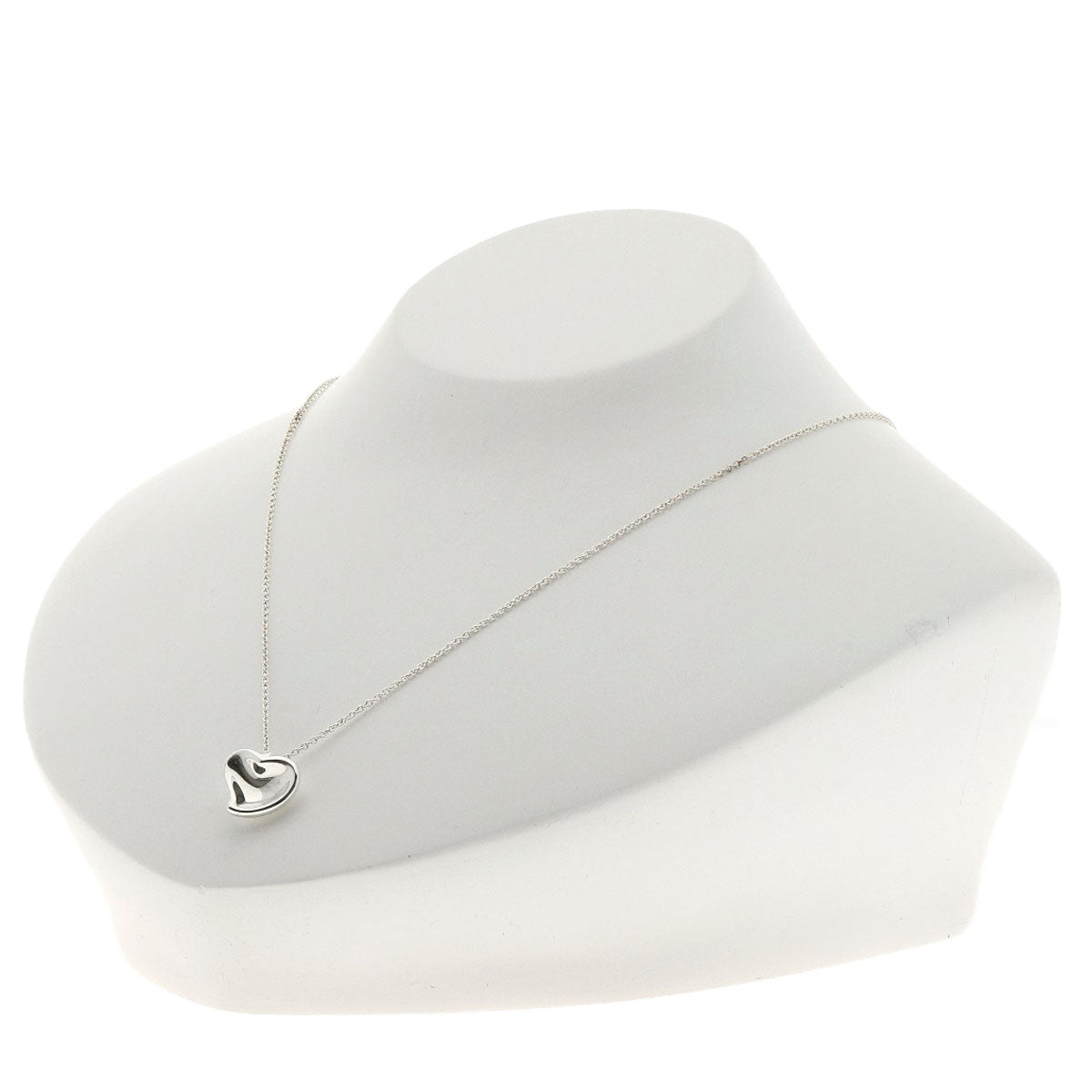 TIFFANY&Co. Full heart Necklace Silver Ladies [Used]