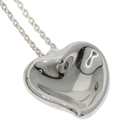 TIFFANY&Co. Full heart Necklace Silver Ladies [Used]