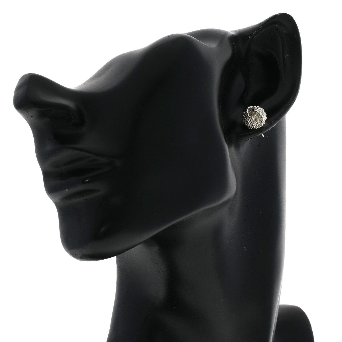 TIFFANY&Co. Somerset Mesh Ball earring Silver Ladies [Used]