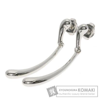 TIFFANY&Co. Elongated Teardrop earring Silver 14KLadies [Used]