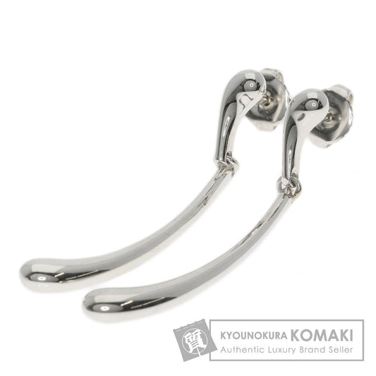TIFFANY&Co. Elongated Teardrop earring Silver 14KLadies [Used]