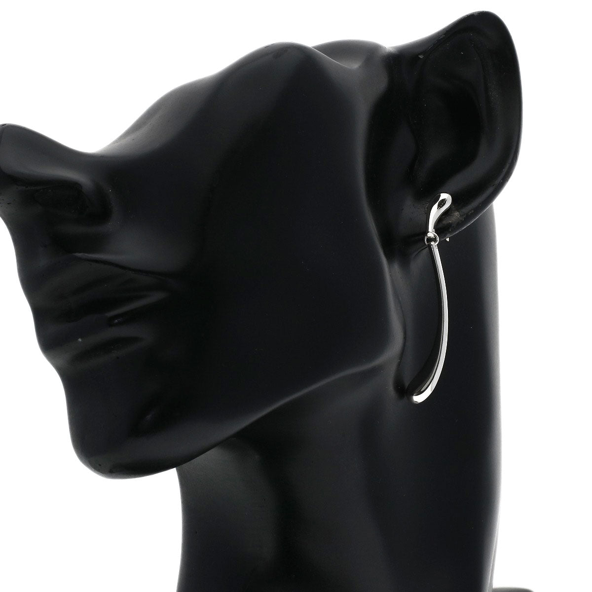 TIFFANY&Co. Elongated Teardrop earring Silver 14KLadies [Used]