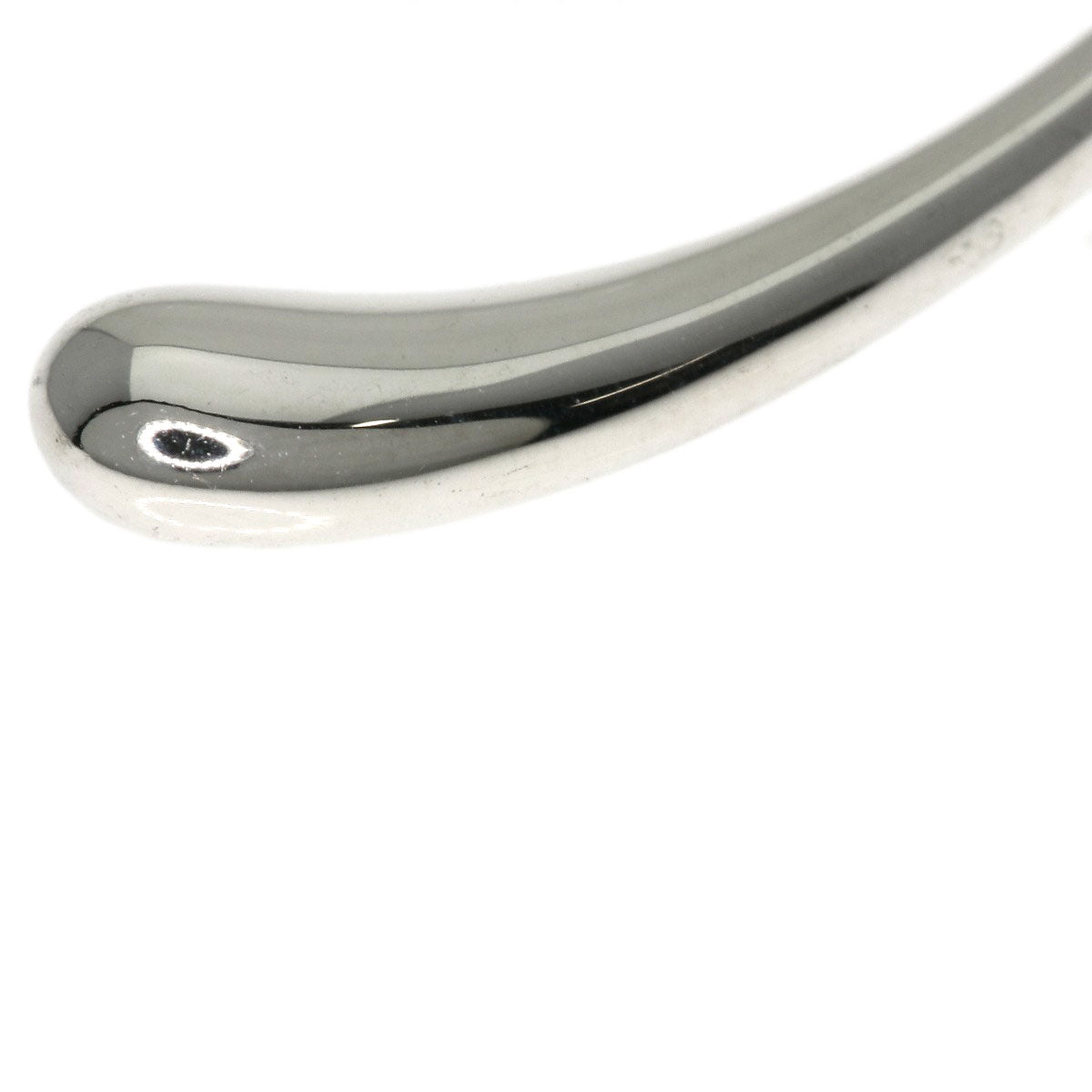 TIFFANY&Co. Elongated Teardrop earring Silver 14KLadies [Used]