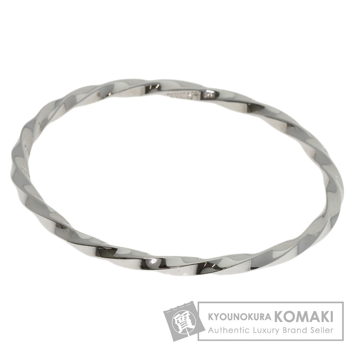 TIFFANY&Co. Twist bangle Bracelet Silver Ladies [Used]