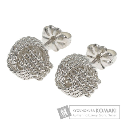 TIFFANY&Co. Somerset Mesh Ball earring Silver Ladies [Used]