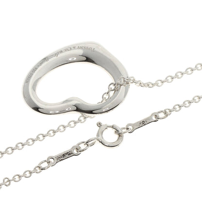 TIFFANY&Co. Open heart Necklace Silver Ladies [Used]