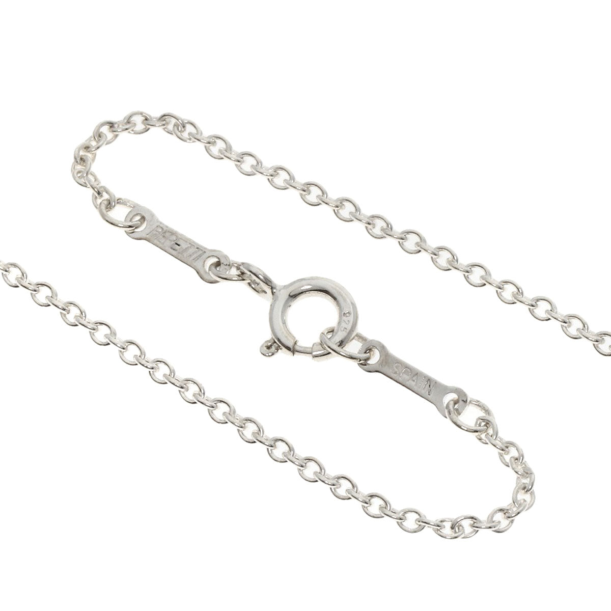 TIFFANY&Co. Open heart Necklace Silver Ladies [Used]