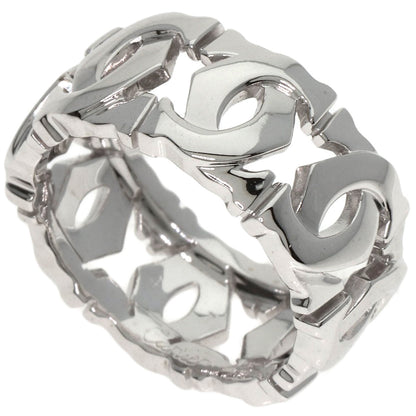 CARTIER Entrelaces #47 Ring K18 White Gold Ladies [Used]