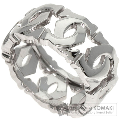 CARTIER Entrelaces #47 Ring K18 White Gold Ladies [Used]