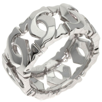 CARTIER Entrelaces #47 Ring K18 White Gold Ladies [Used]