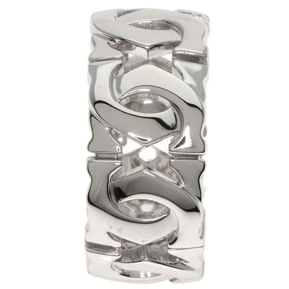 CARTIER Entrelaces #47 Ring K18 White Gold Ladies [Used]