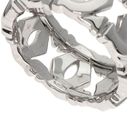 CARTIER Entrelaces #47 Ring K18 White Gold Ladies [Used]