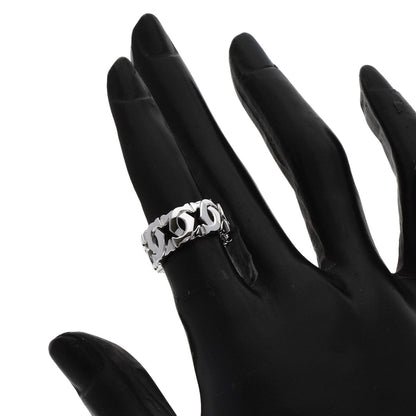 CARTIER Entrelaces #47 Ring K18 White Gold Ladies [Used]