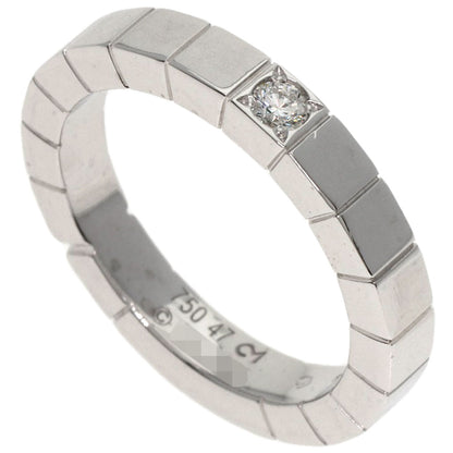 CARTIER Raniere 1P Diamond Ring K18 White Gold Ladies [Used]
